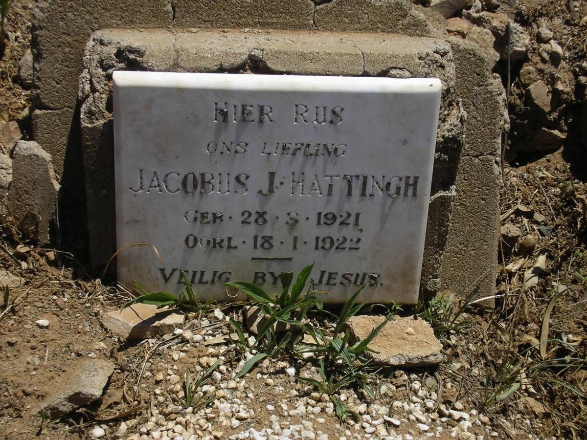 HATTINGH Jacobus J. 1921-1922