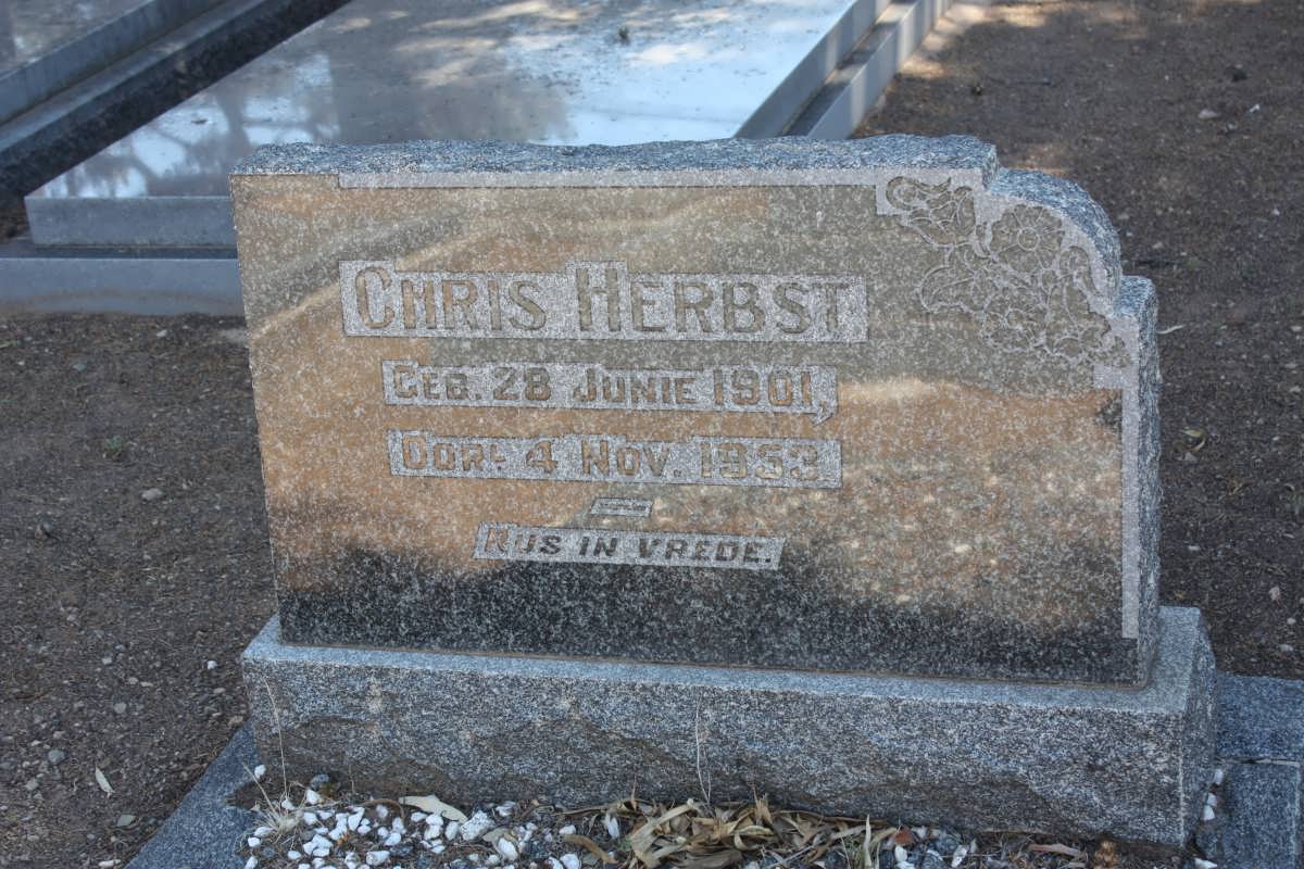 HERBST Chris 1901-1953