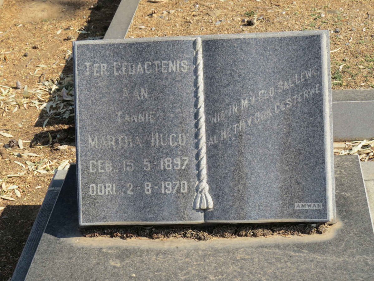HUGO Martha 1897-1970