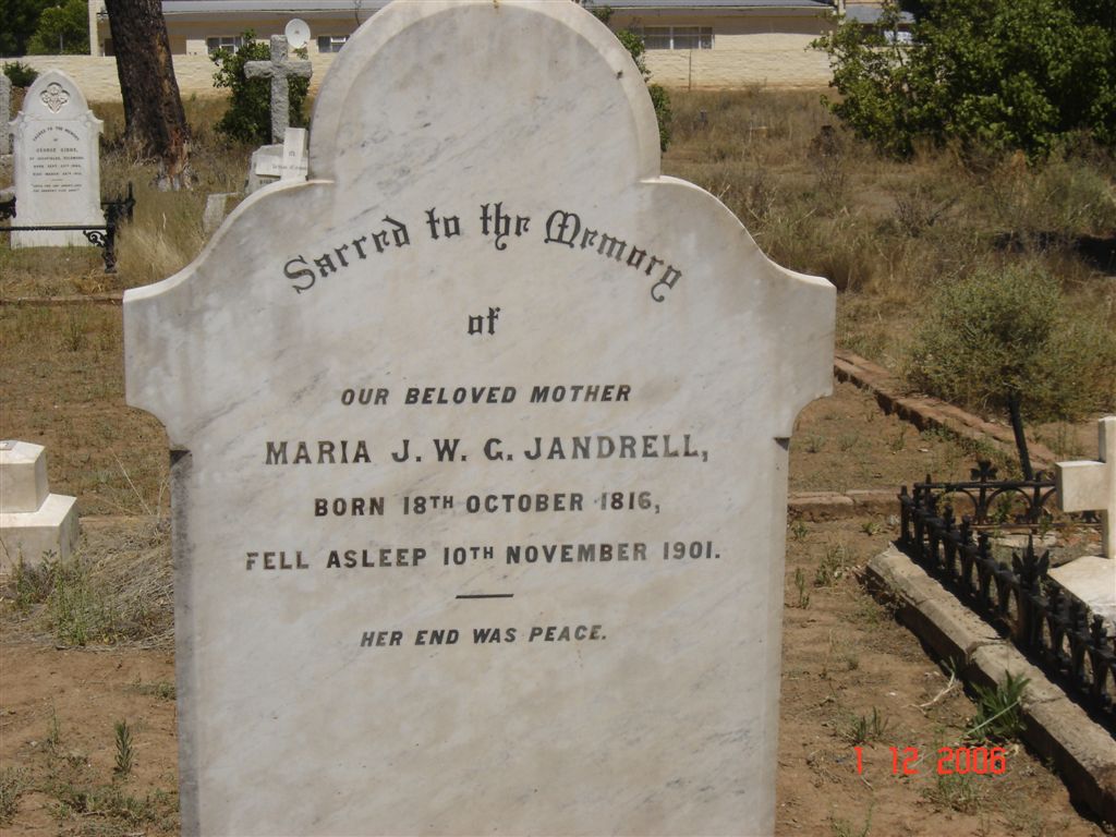 JANDRELL Maria J.W.G. 1816-1901