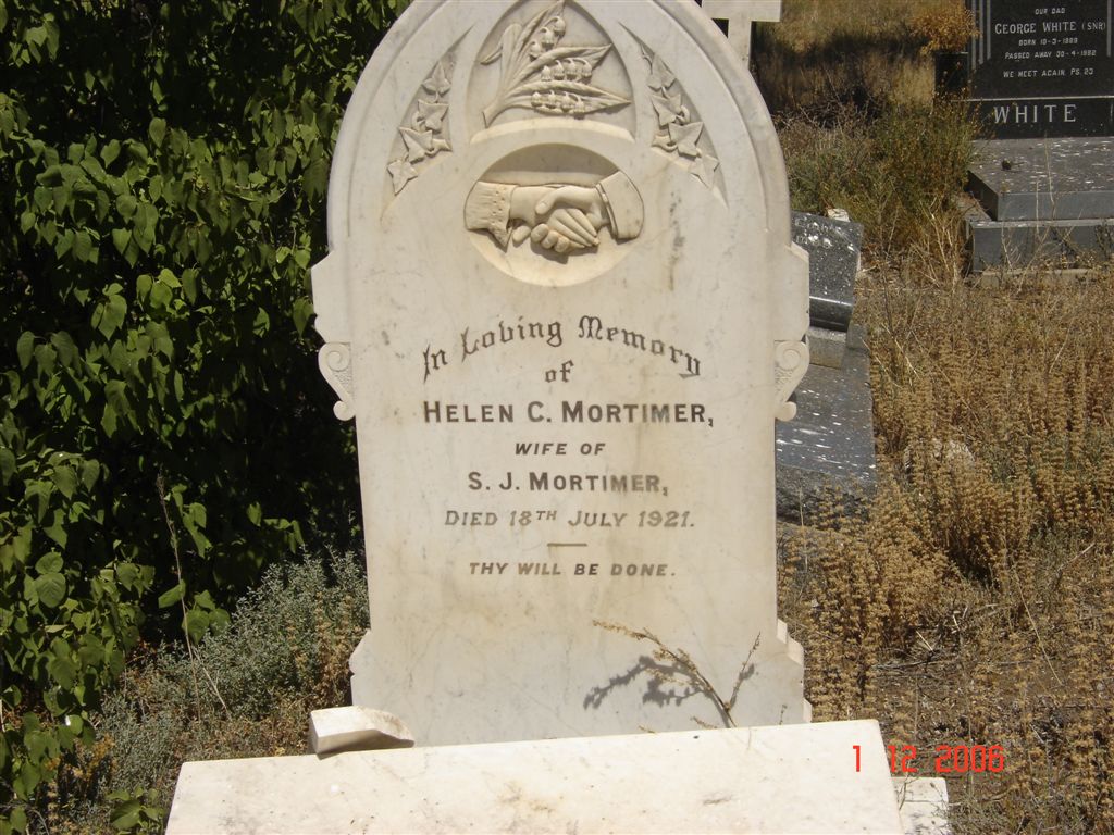 MORTIMER Helen C. -1921