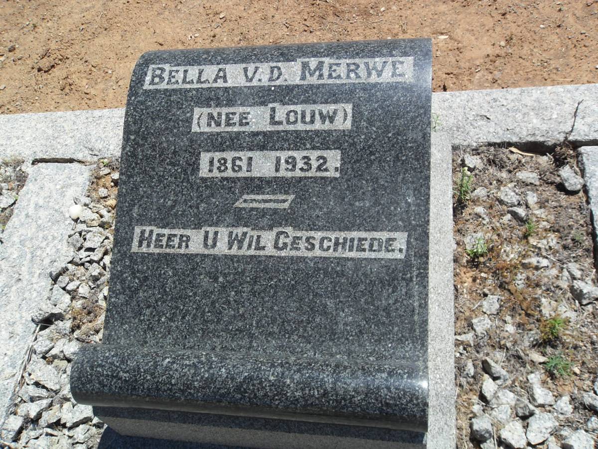MERWE Bella, v.d. nee LOUW 1861-1932