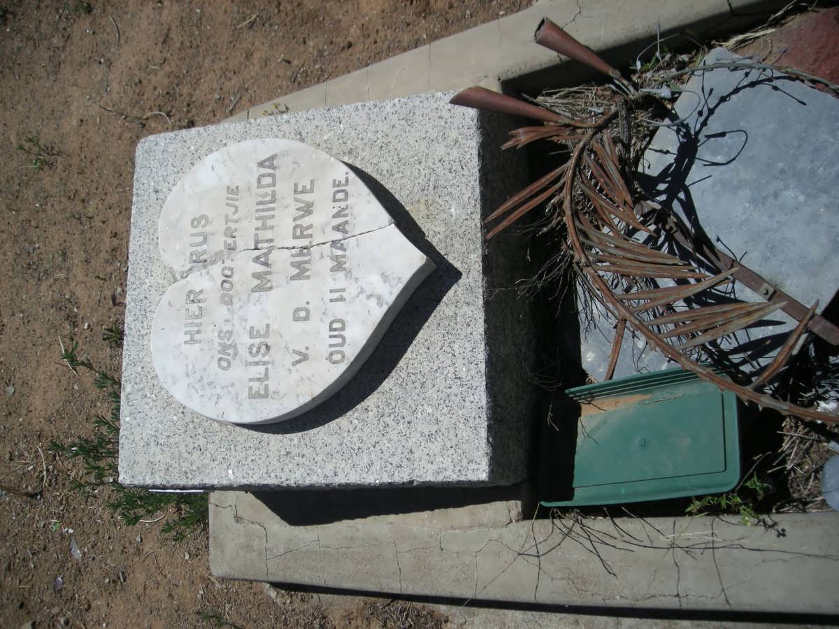 MERWE Elise Mathilda, v.d.