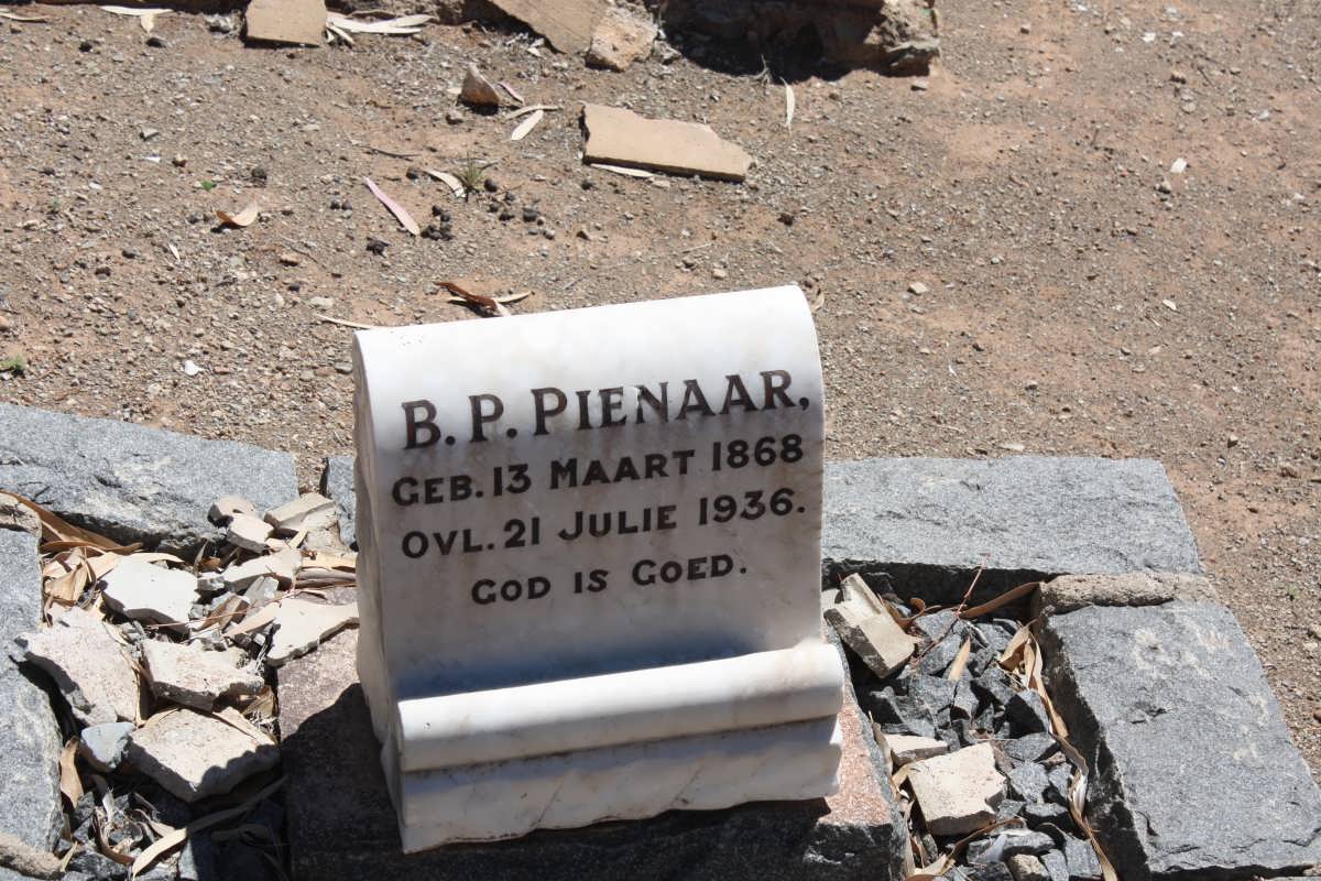 PIENAAR B.P. 1868-1936