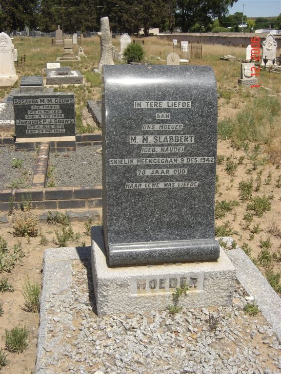 SLABBERT M.M. nee NAUDE -1942