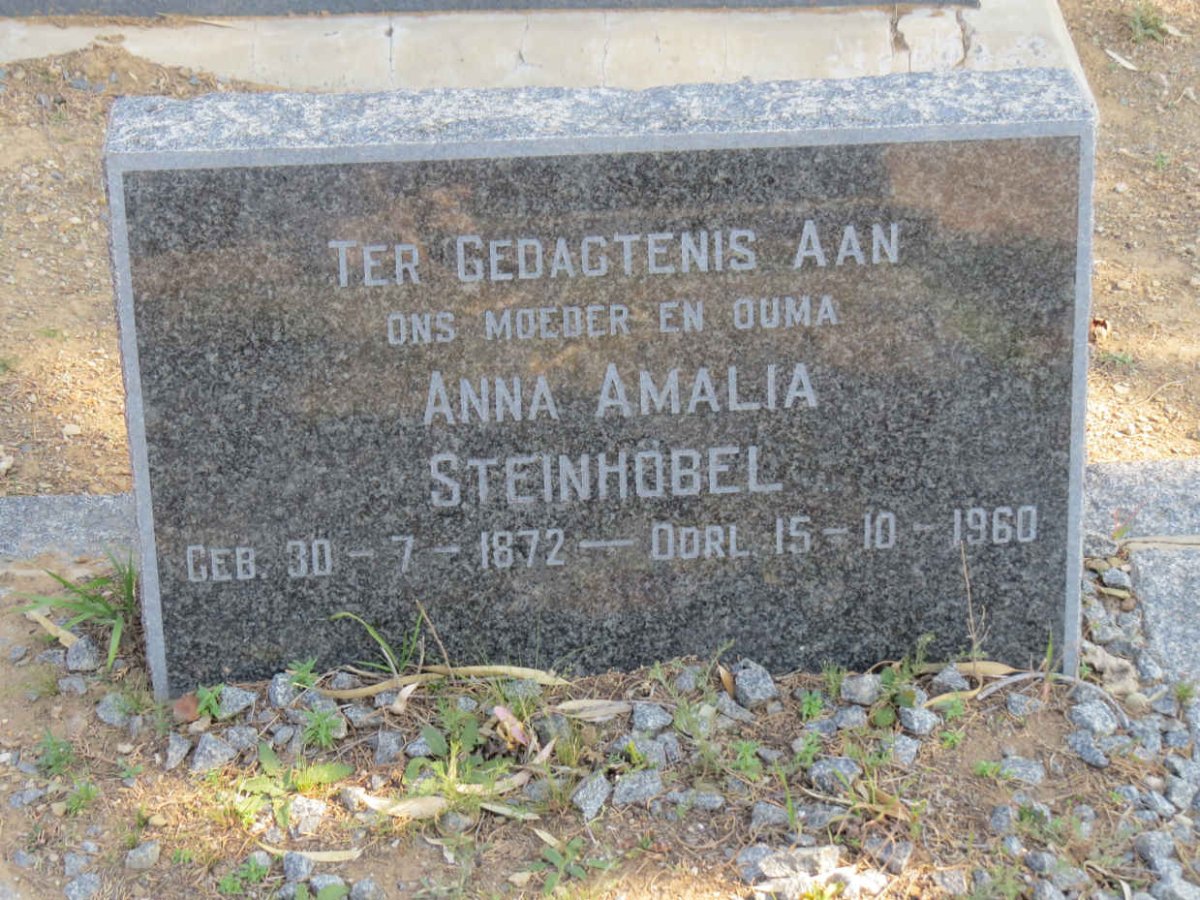 STEINHOBEL Anna Amalia 1872-1960