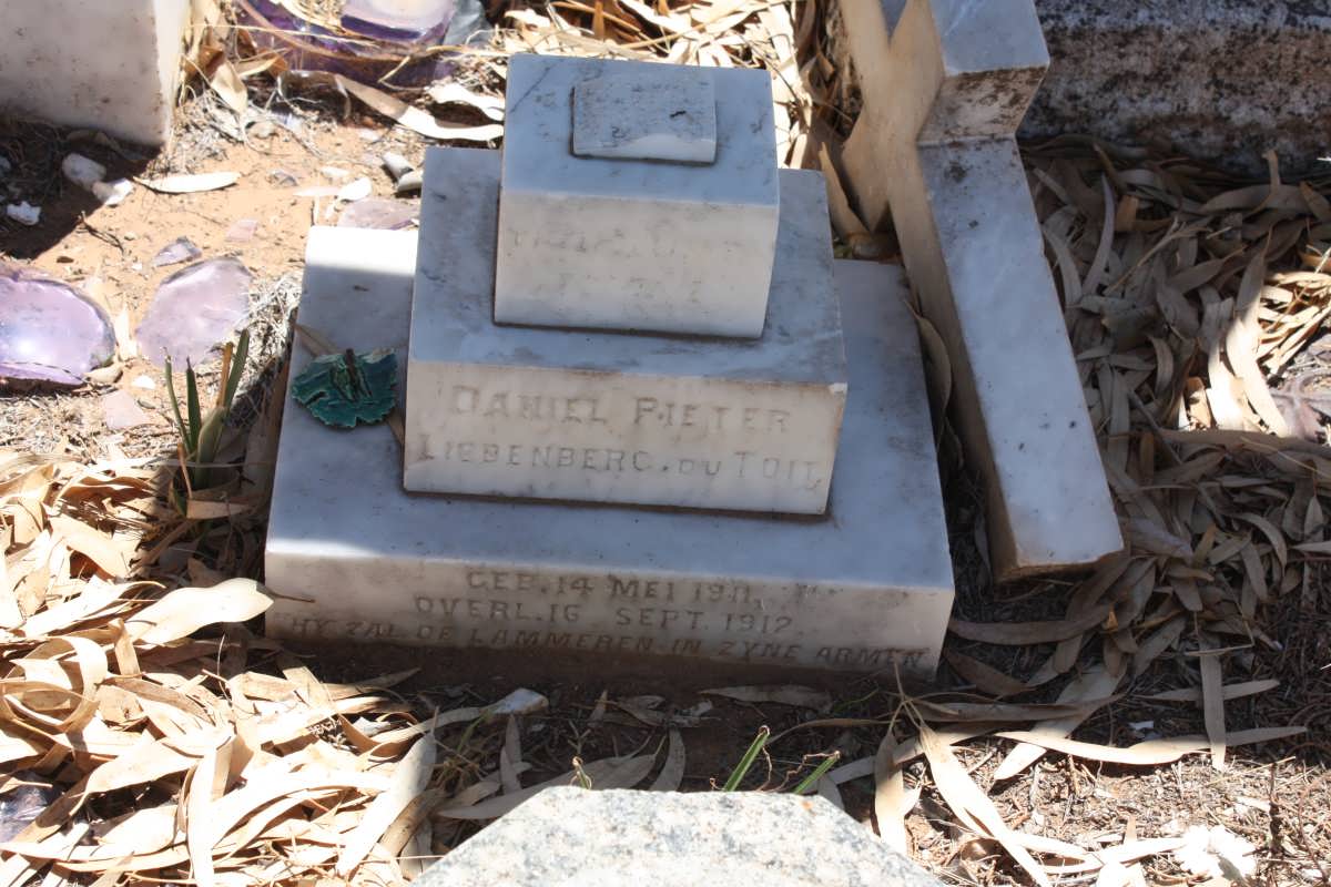 TOIT Daniel Pieter Liebenberg, du 1911-1912