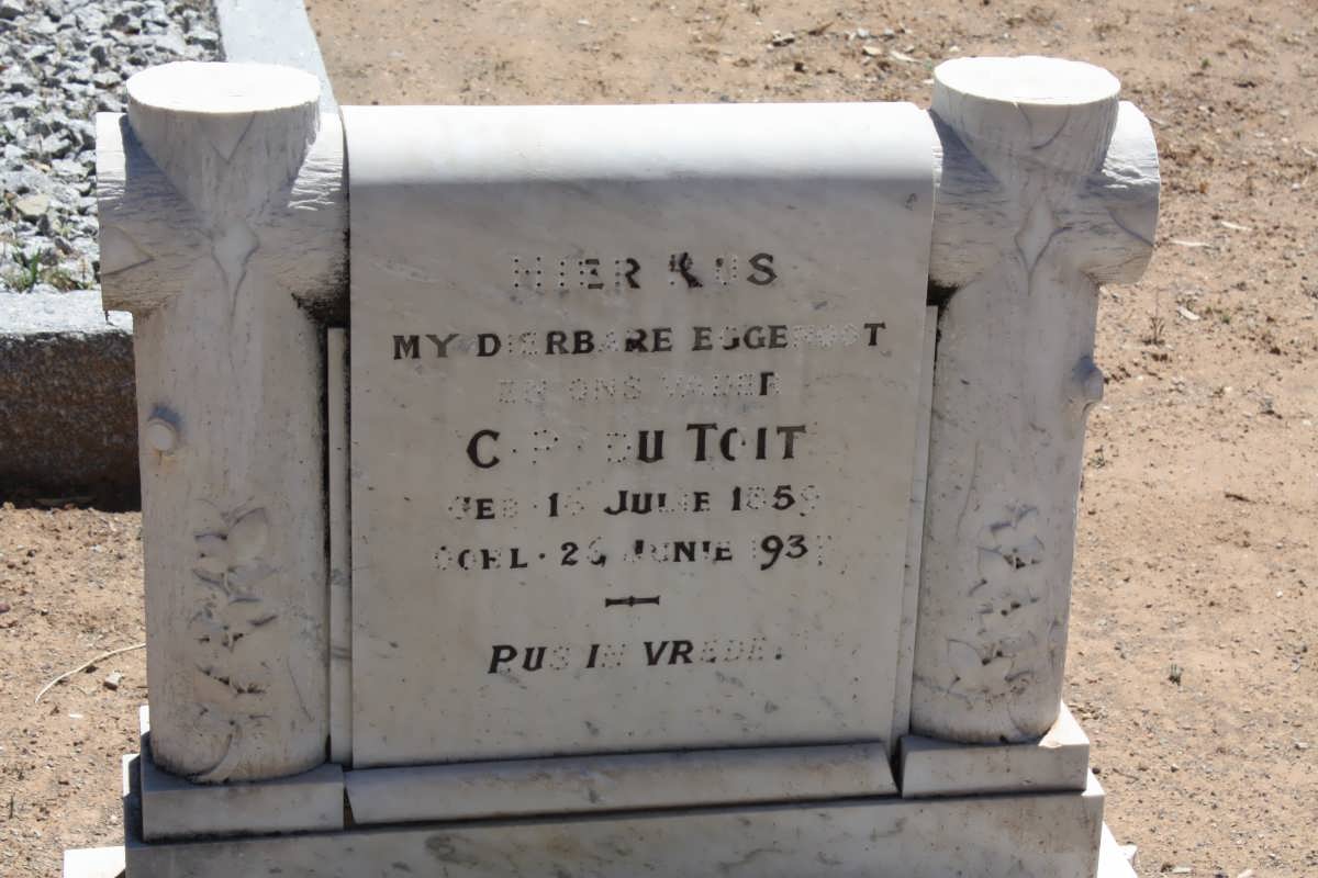 TOIT C.P., du 1859-1937