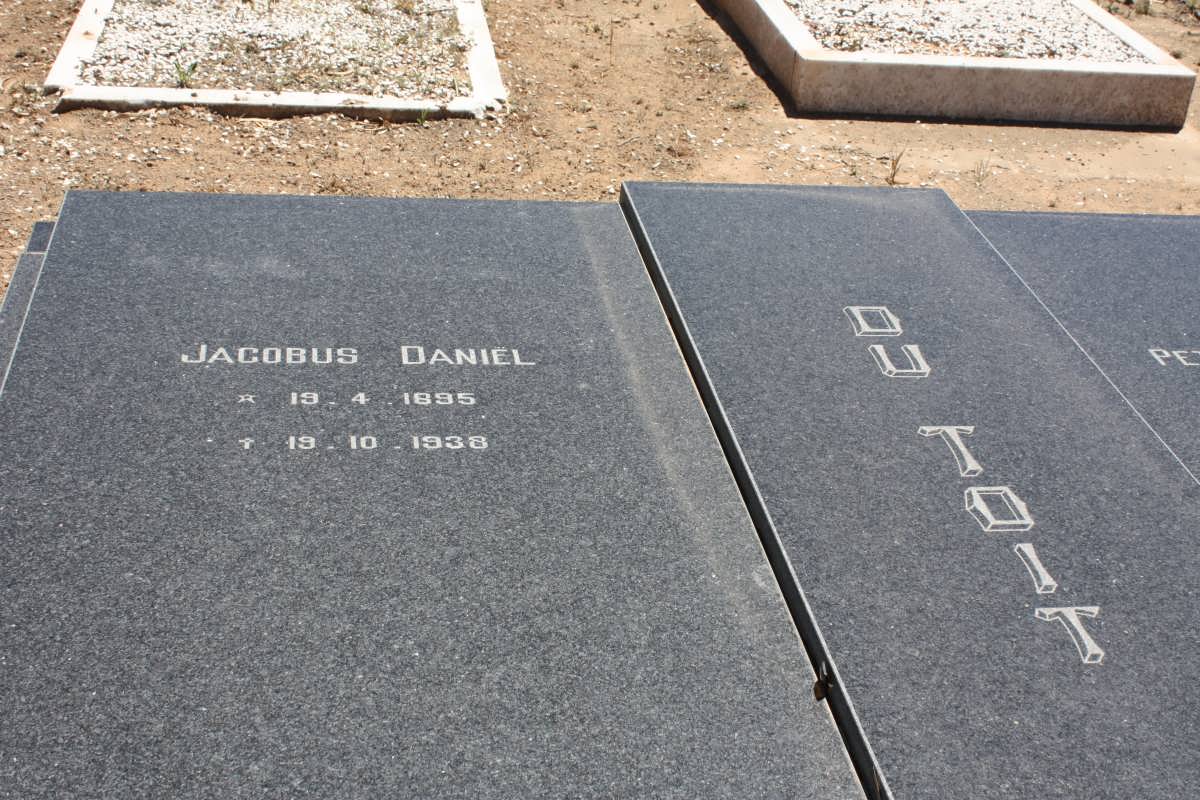 TOIT Jacobus Daniel, du 1895-1938 &amp; Petronella Magrietha THERON 1898-1977