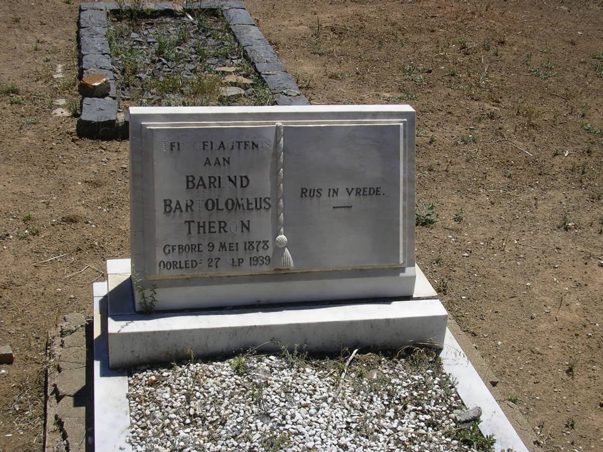 THERON Barend Bartolomeus 1878-1939