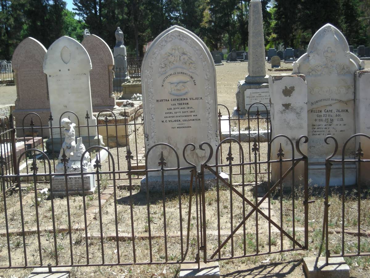 VILJOEN Willem Carel 1851-1913 &amp; Martha Catherina THERON 1856-1907 :: VILJOEN Marian 1904-1905