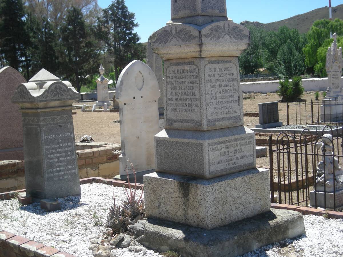 WET S.D., de :: VAN ROOYEN J.?. :: BLIGNAUT J.M. :: HAGEN F.N.
