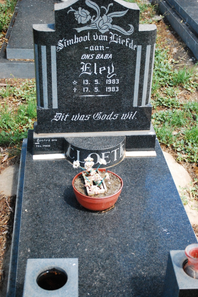 CLOETE Eley 1983-1983