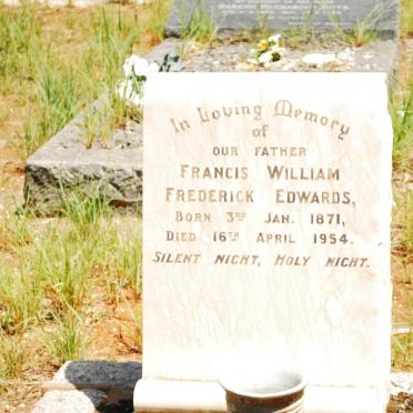 EDWARDS Francis William Frederick 1871-1954