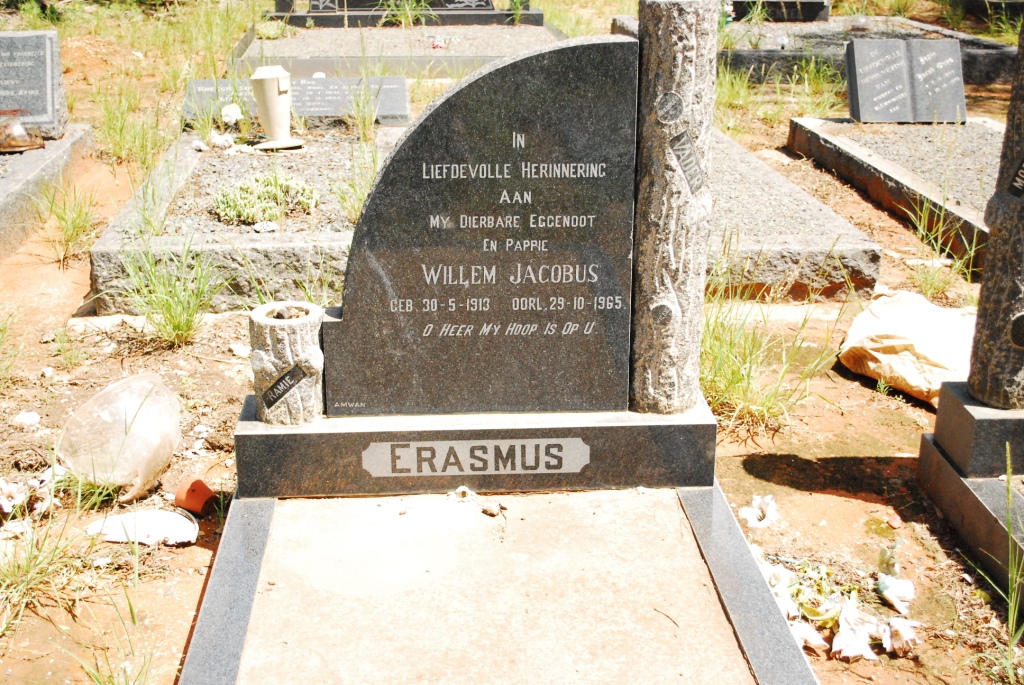 ERASMUS Willem Jacobus 1913-1965