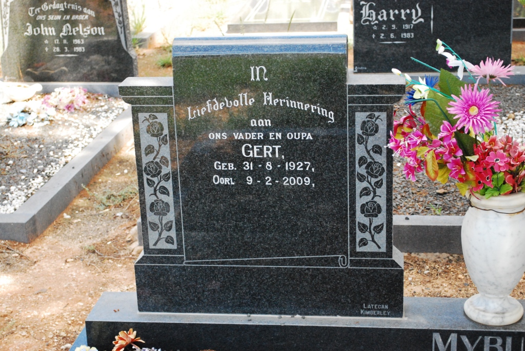 MYBURGH Gert 1927-2009