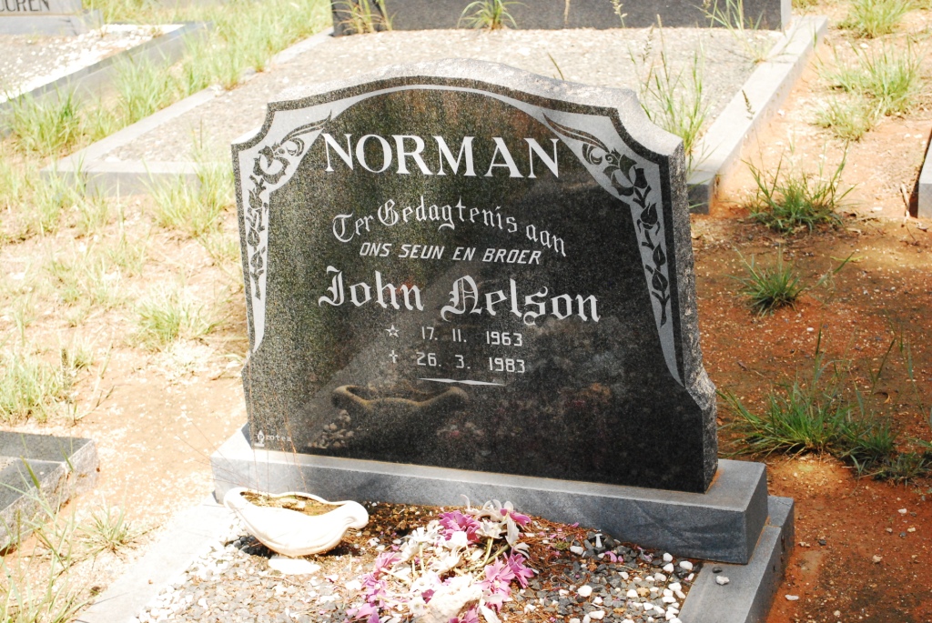 NORMAN John Nelson 1963-1983