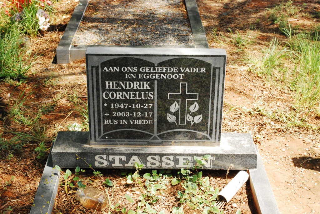 STASSEN Hendrik Cornelus 1947-2003