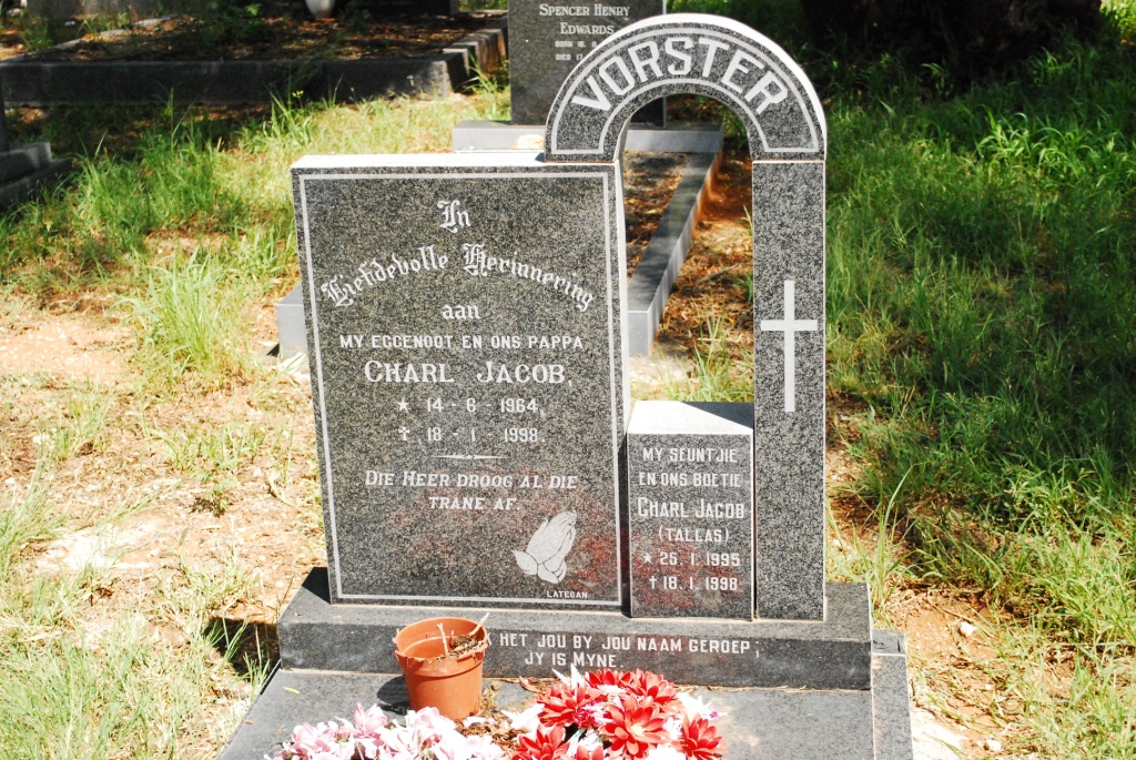 VORSTER Charl Jacob 1964-1998 :: VORSTER Charl Jacob 1995-1998