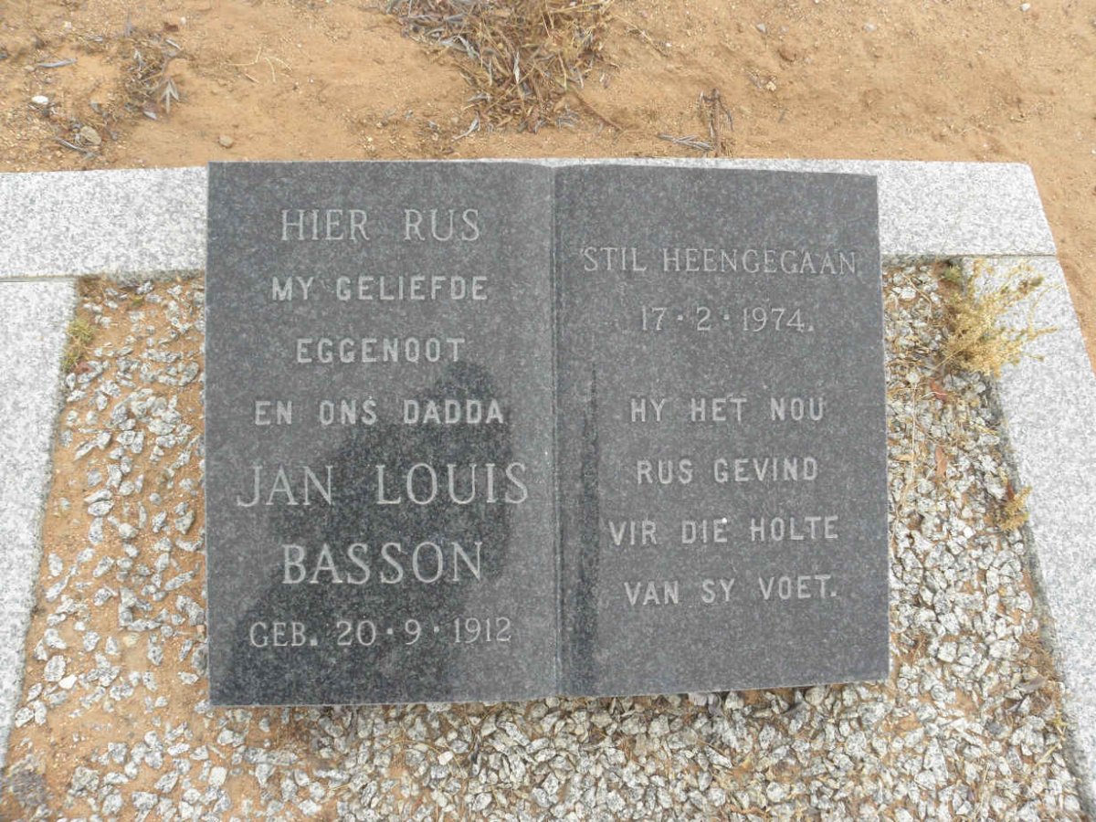 BASSON Jan Louis 1912-1974