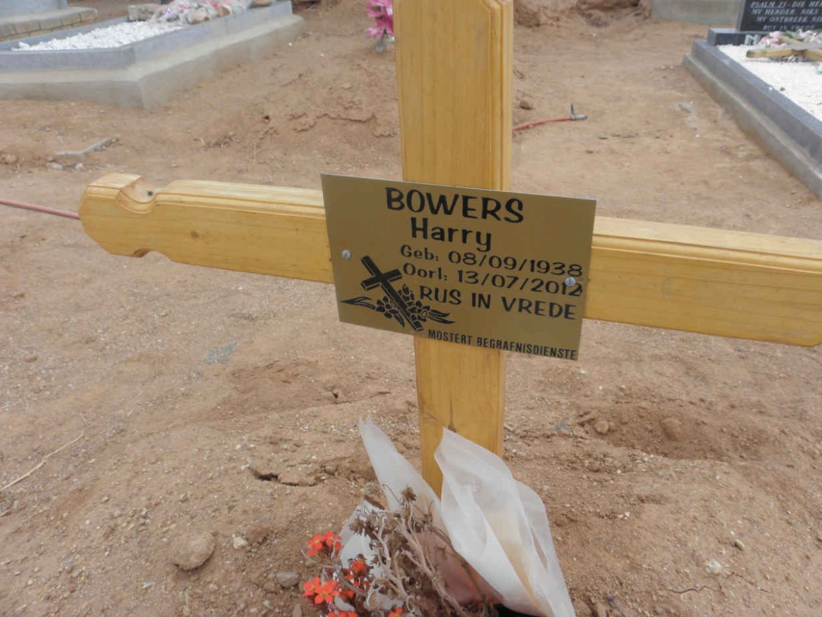BOWERS Harry 1938-2012
