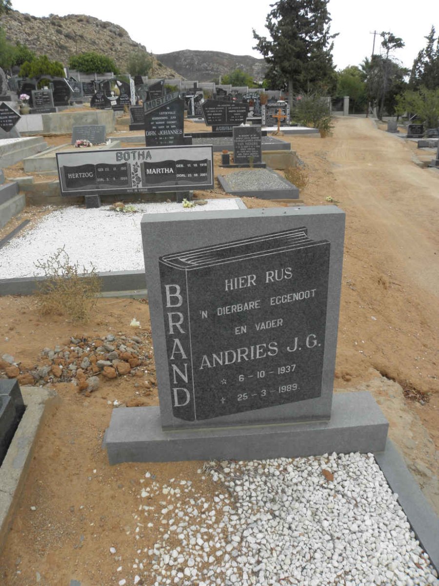 BRAND Andries J.G. 1937-1989
