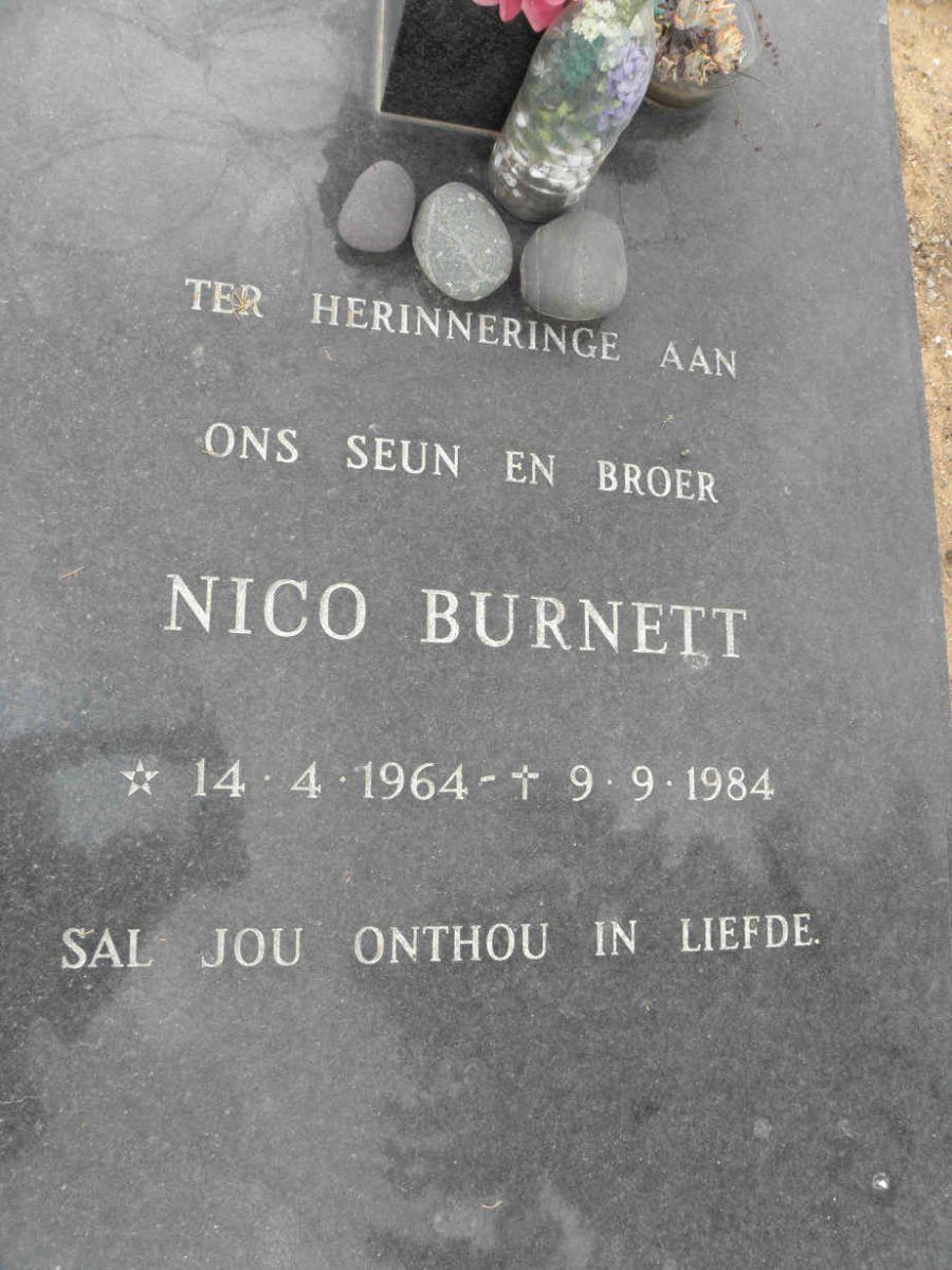 BURNETT Nico 1964-1984