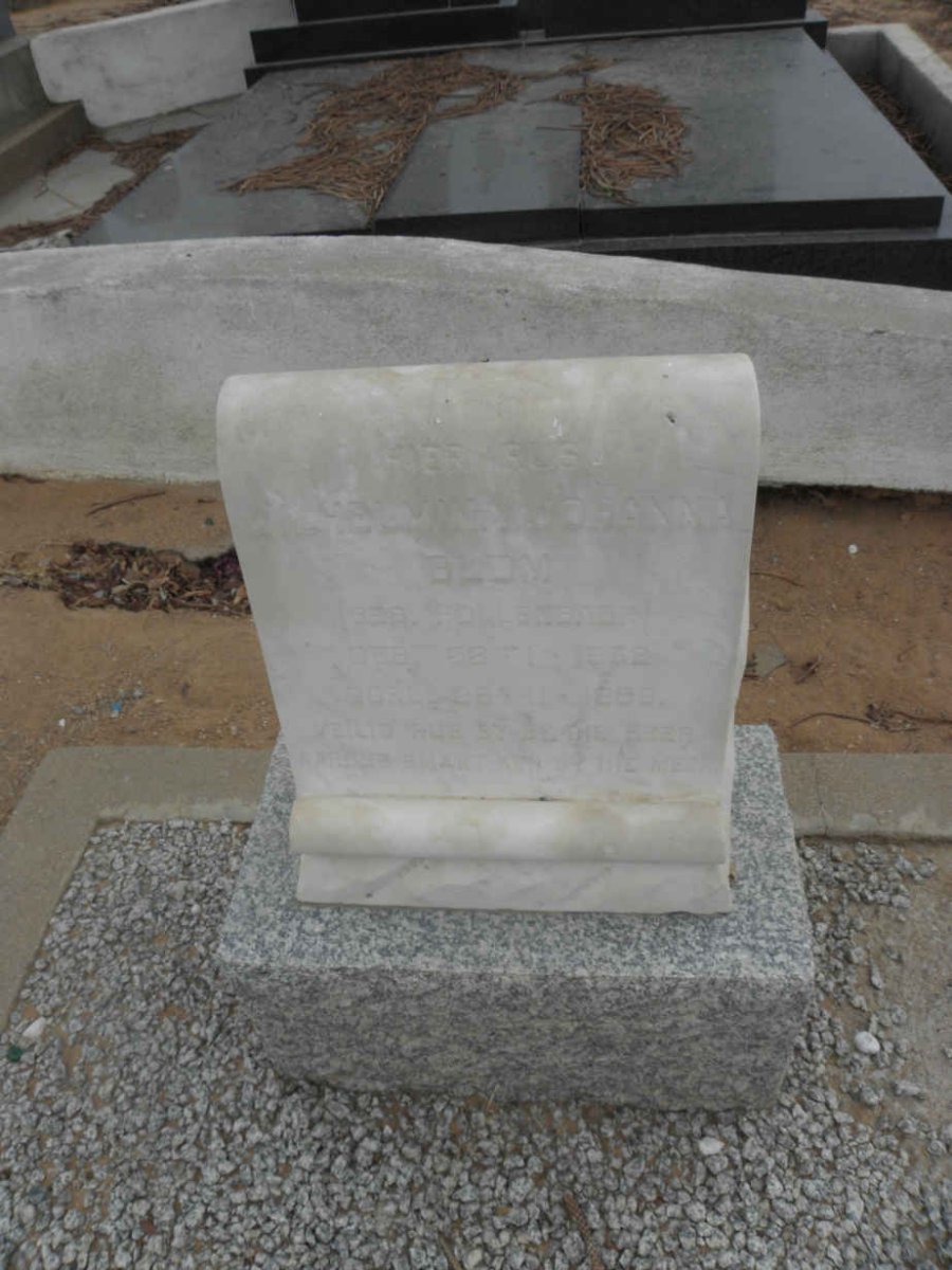 BLOM Helmina Johanna nee HOLLENBACH 1932-1988