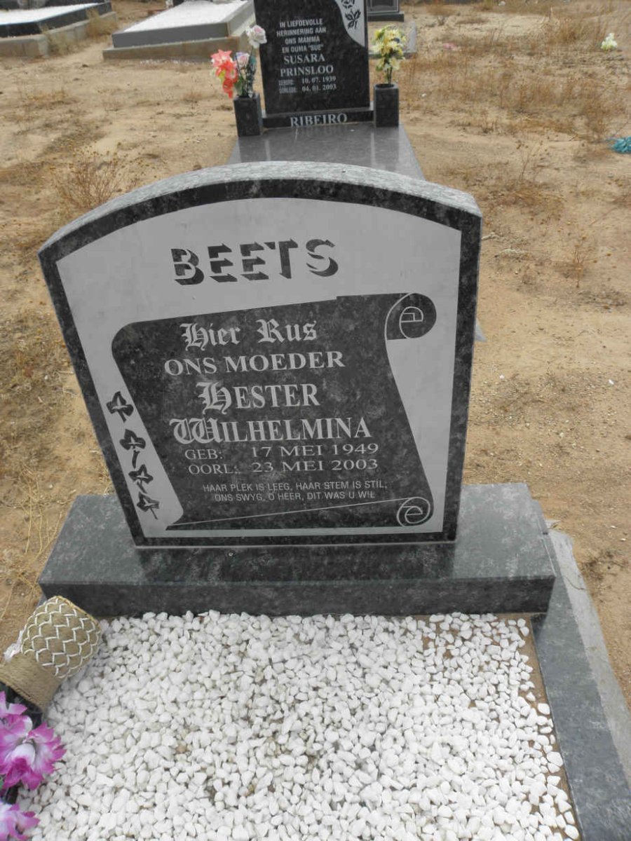 BEETS Hester Wilhelmina 1949-2003