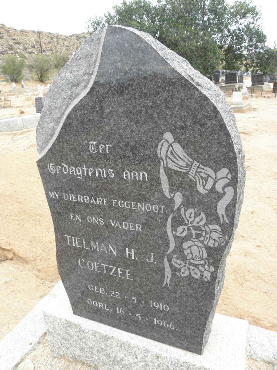 COETZEE Tielman H.J. 1910-1966