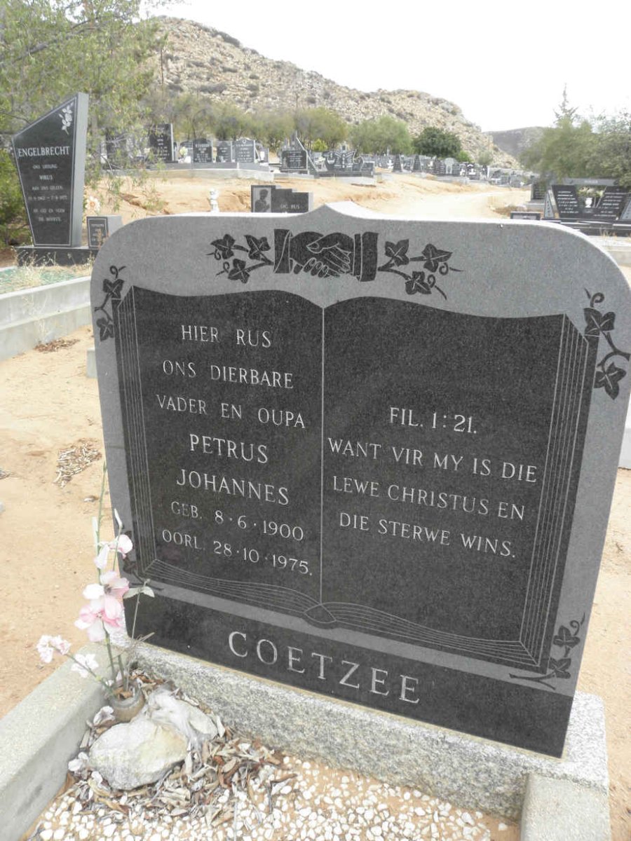 COETZEE Petrus Johannes 1900-1975