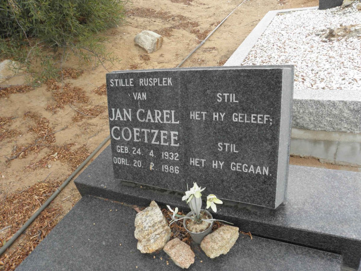 COETZEE Jan Carel 1932-1986