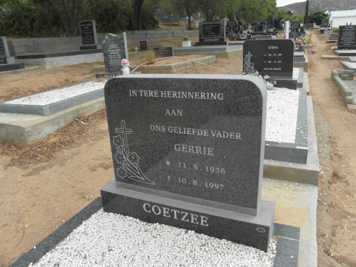 COETZEE Gerrie 1936-1997