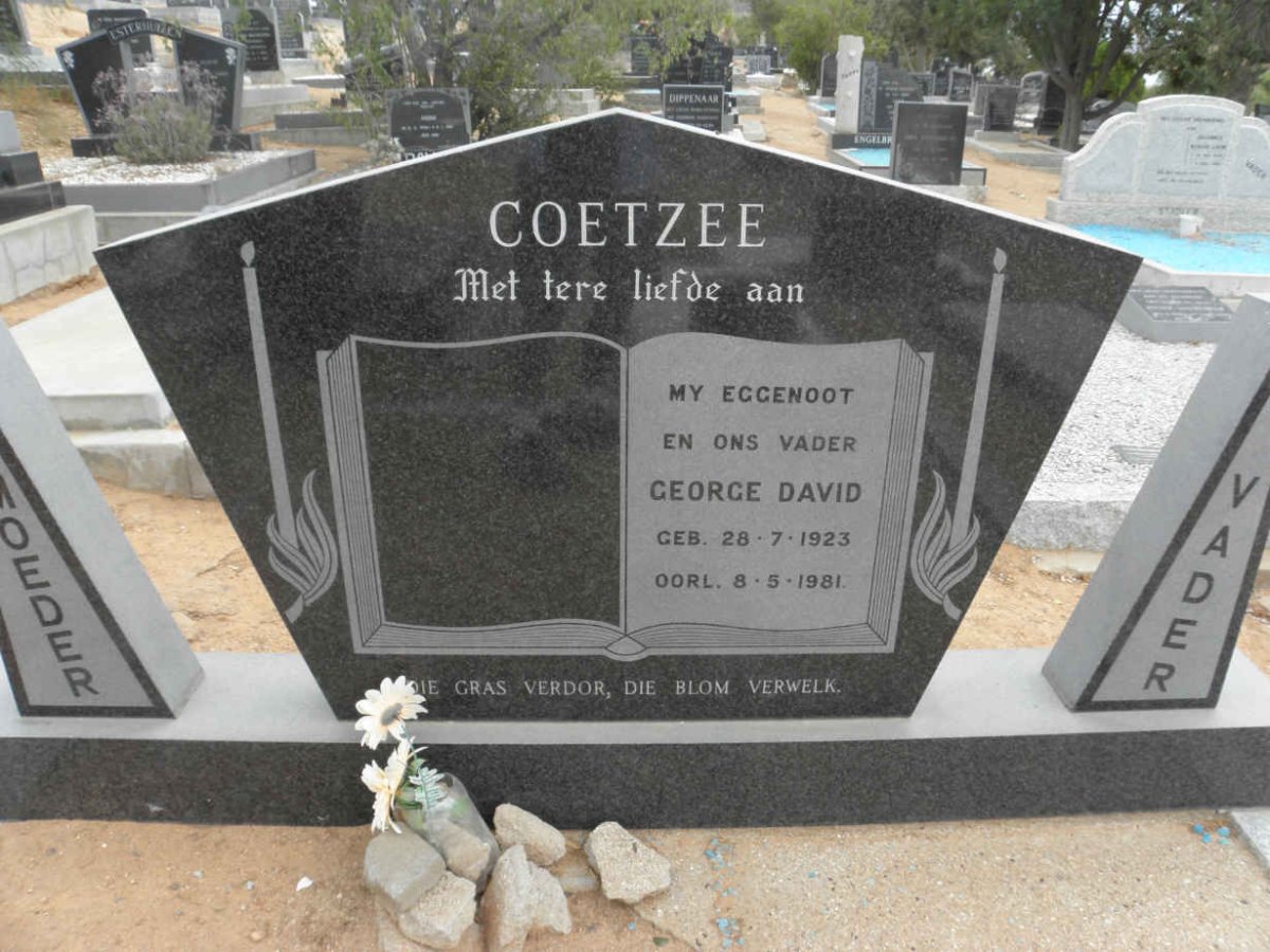 COETZEE George David 1923-1981