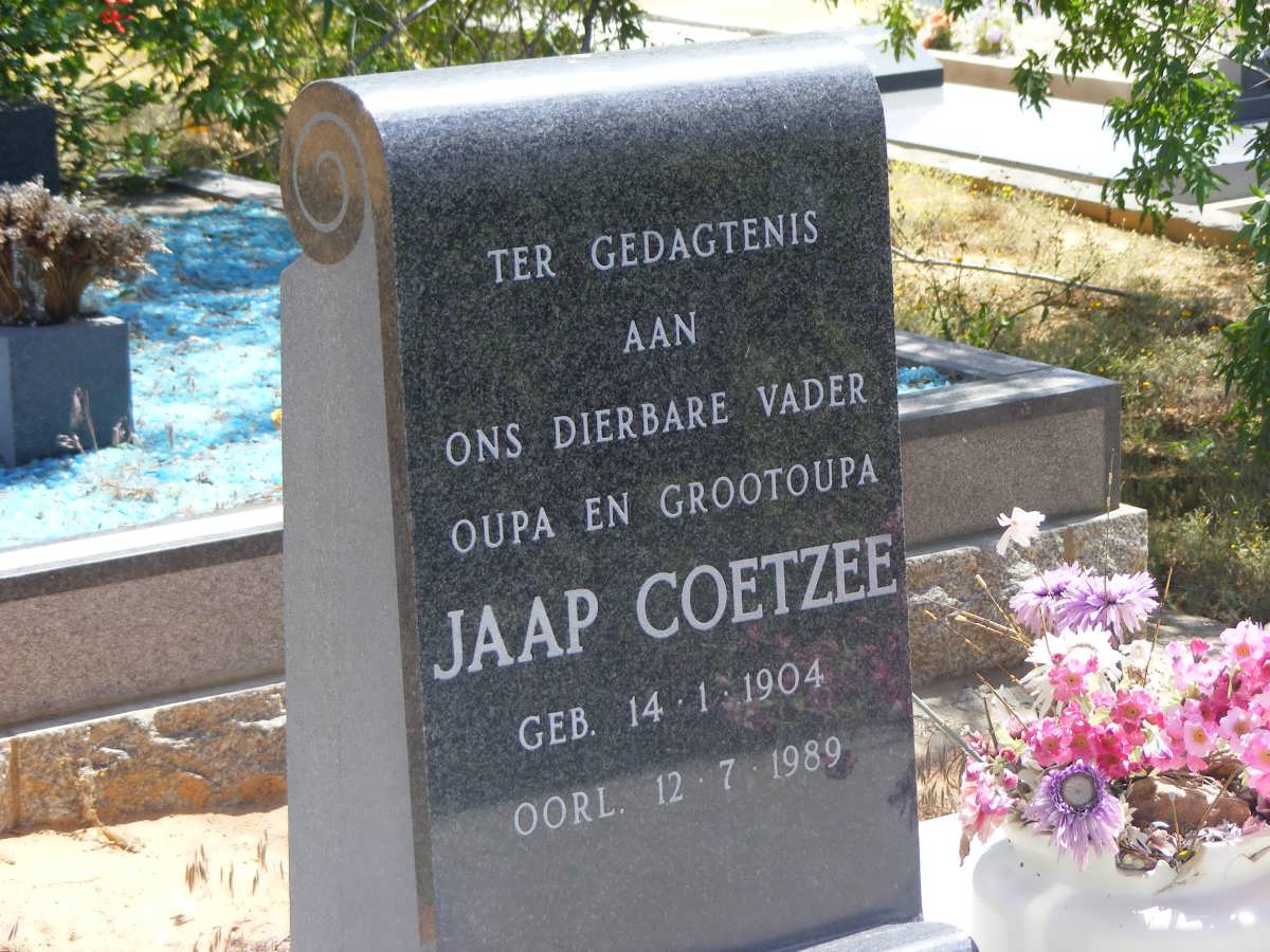 COETZEE Jaap 1904-1989