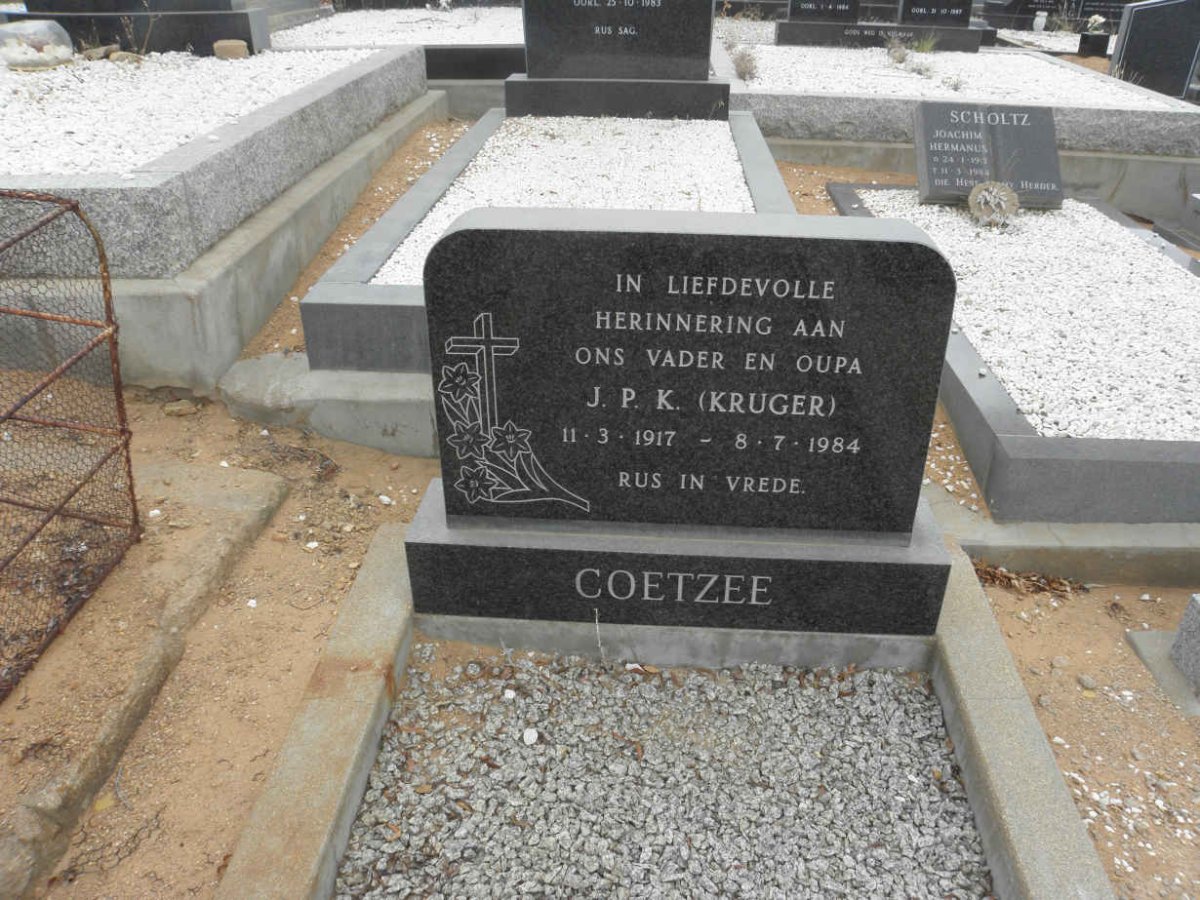 COETZEE J.P.K. 1917-1984