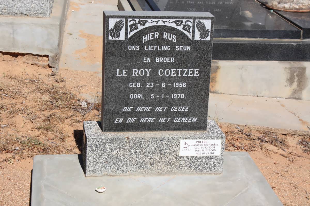 COETZEE Le Roy 1956-1978