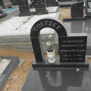 COETZEE Petrus Nicolaas 1940-1984