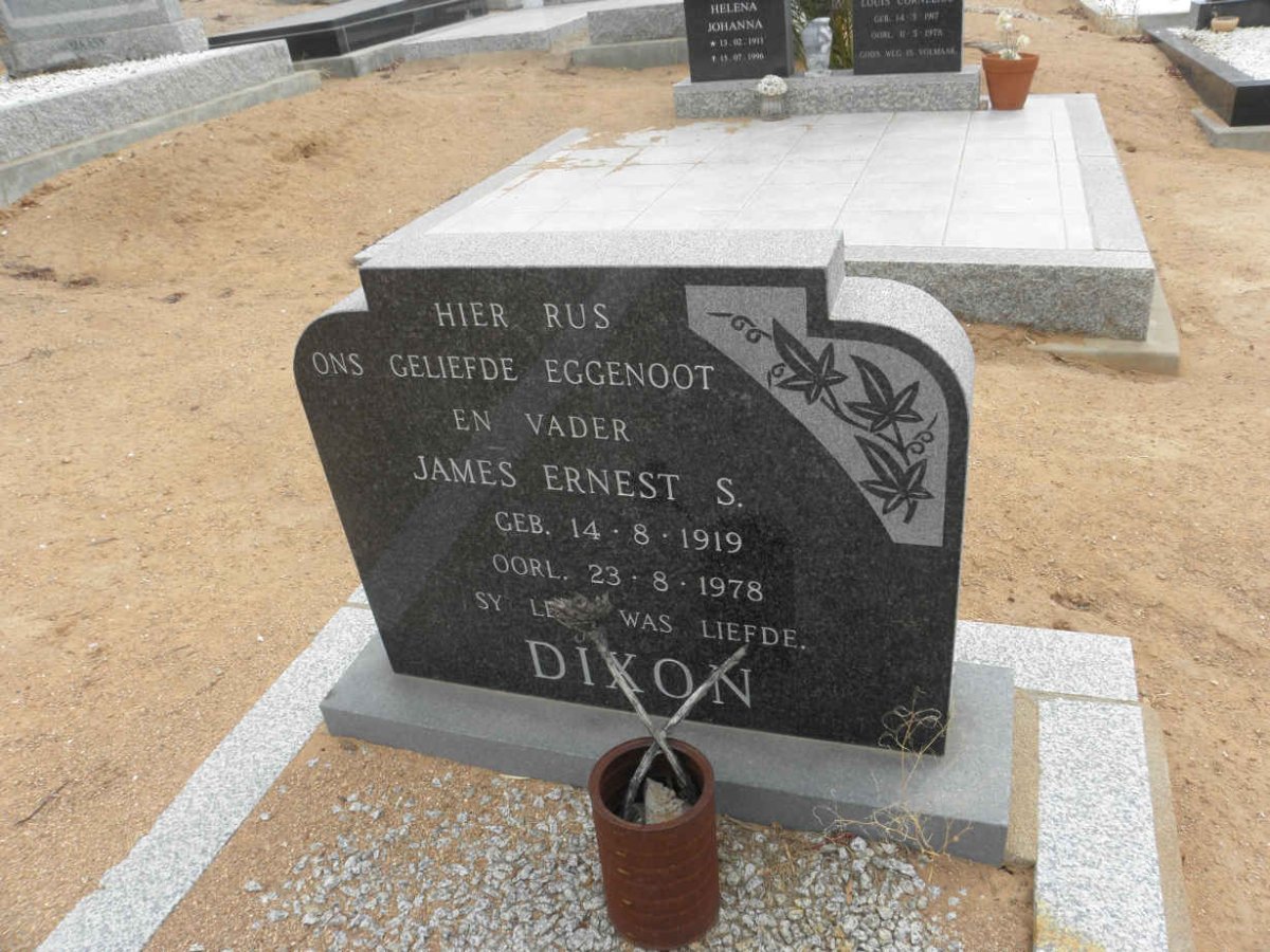 DIXON James Ernest S. 1919-1978