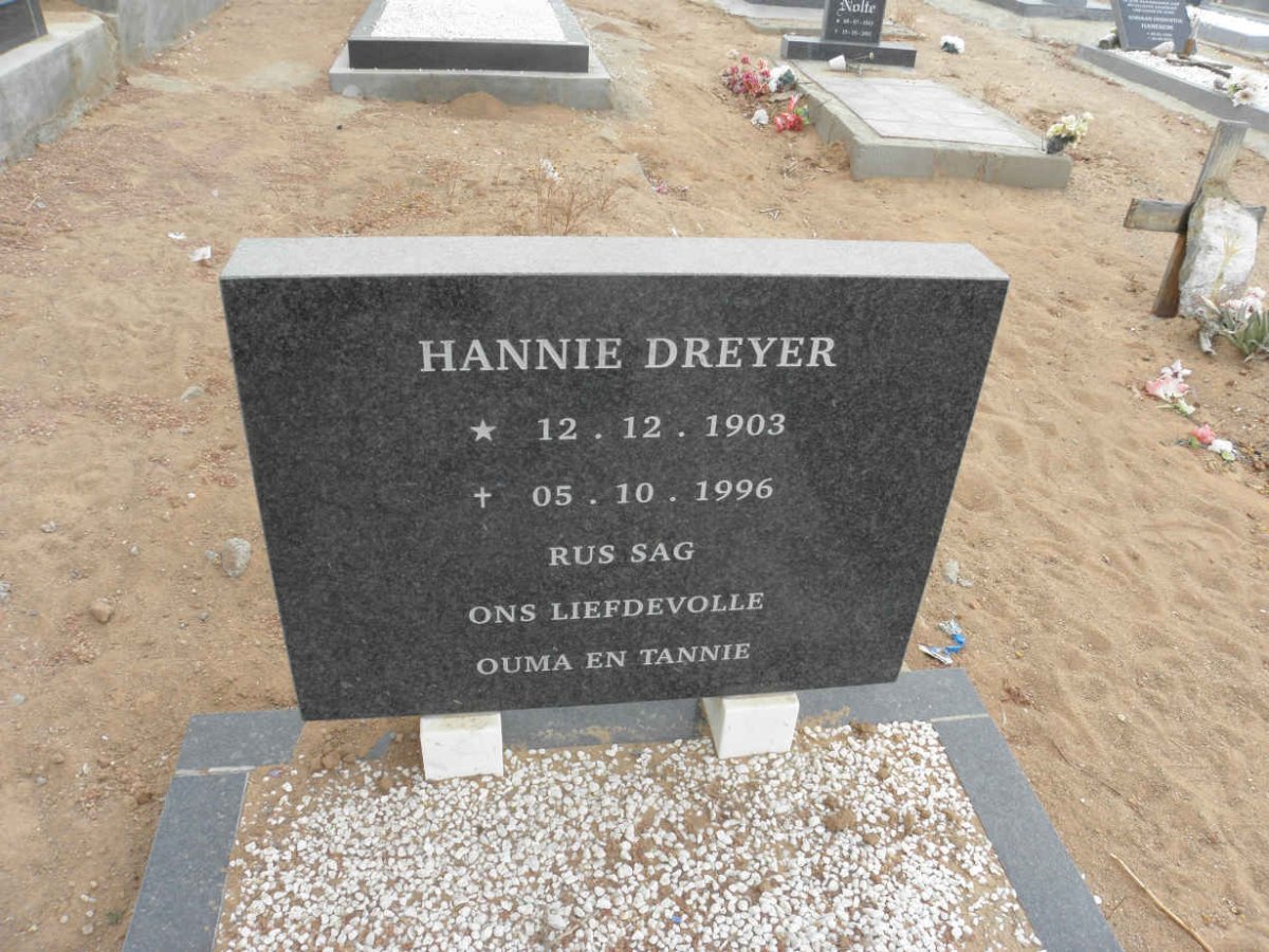 DREYER Hannie 1903-1996