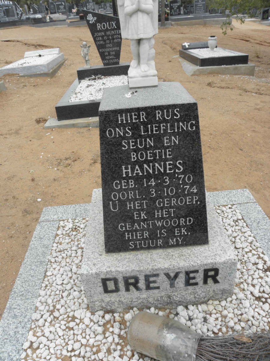 DREYER Hannes 1970-1974