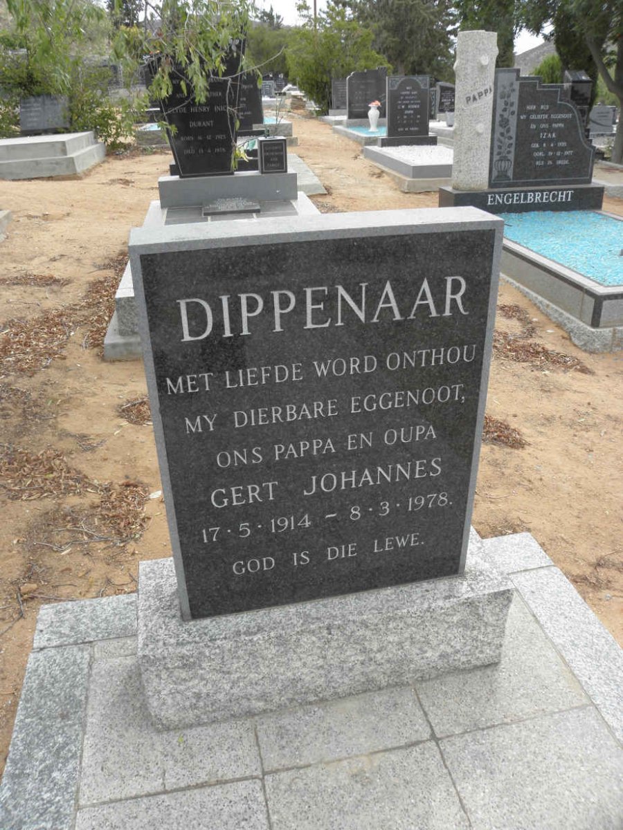 DIPPENAAR Gert Johannes 1914-1978