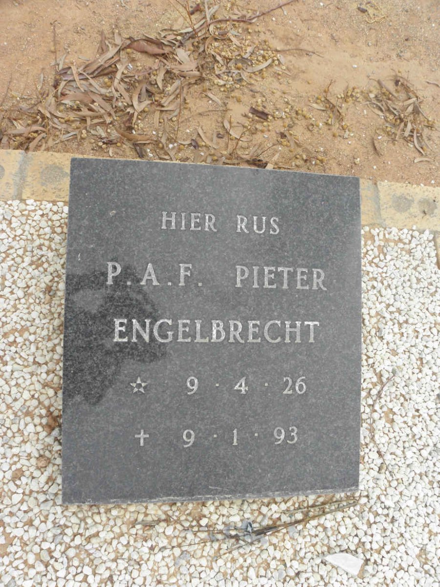 ENGELBRECHT Pieter A.F. 1926-1993