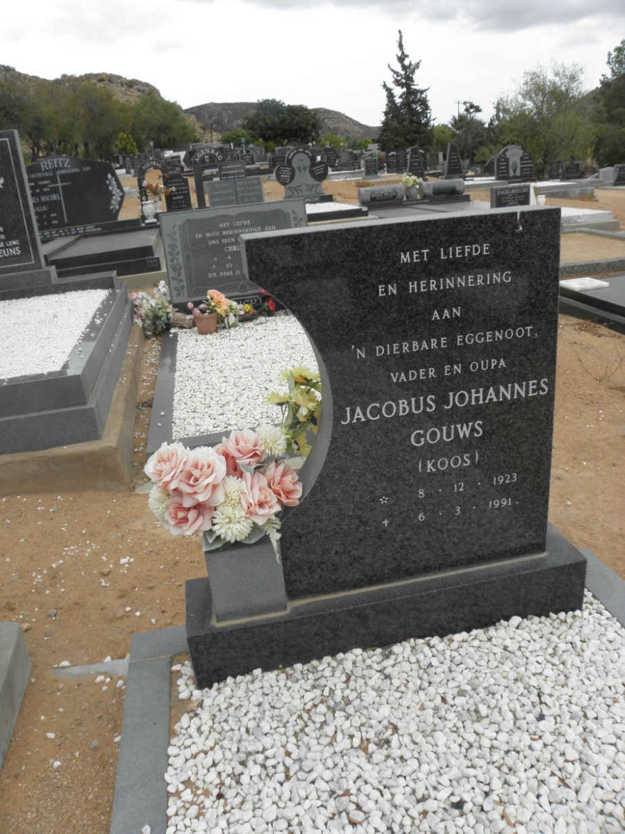 GOUWS Jacobus Johannes 1923-1991