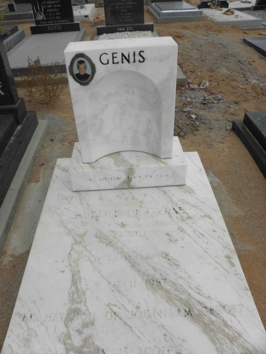 GENIS Rudolf De? 1980-1987