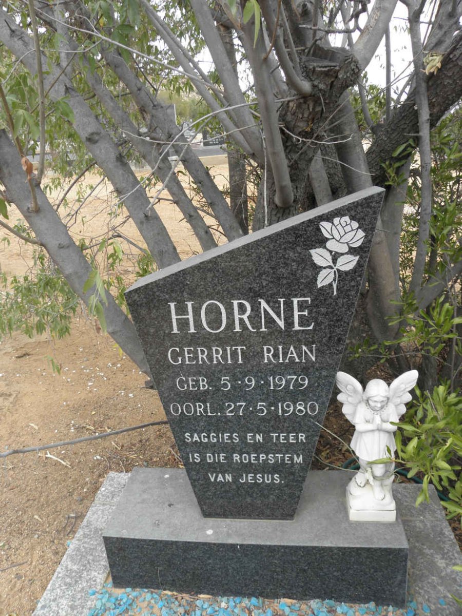 HORNE Gerrit Rian 1979-1980