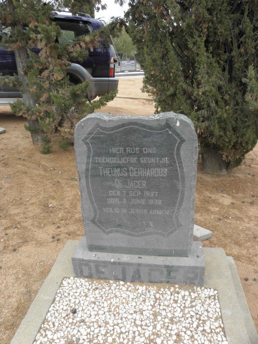 JAGER Theunis Gerhardus, de 1937-1938