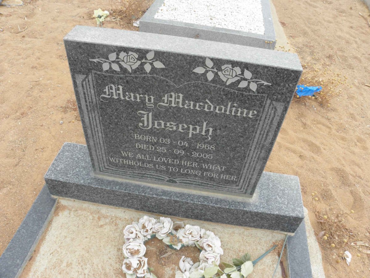 JOSEPH Mary Macdaline 1968-2005