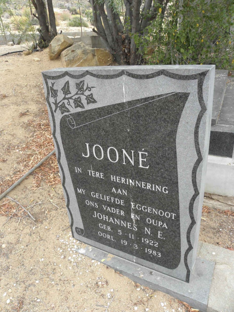 JOONE Johannes N.E. 1922-1983