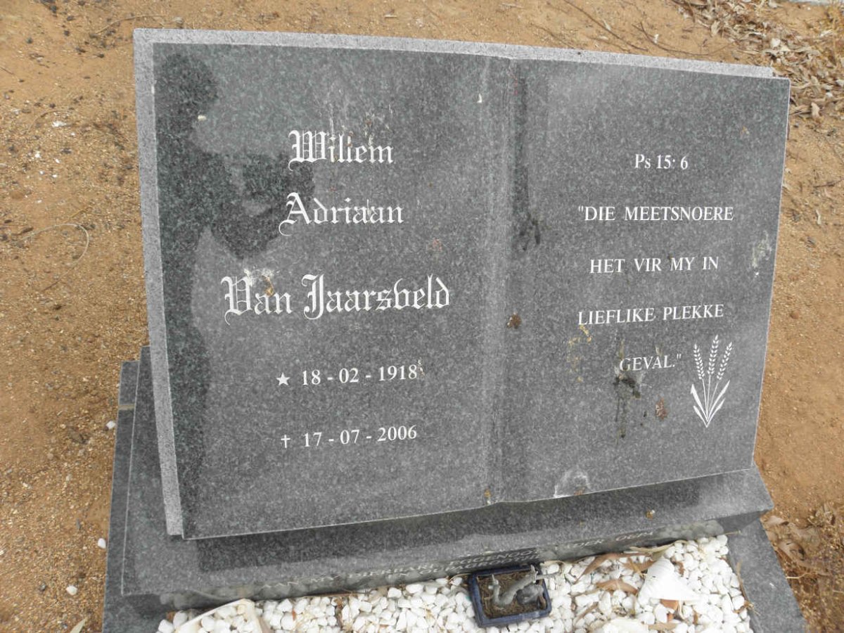 JAARSVELD Willem Adriaan, van 1918-2006